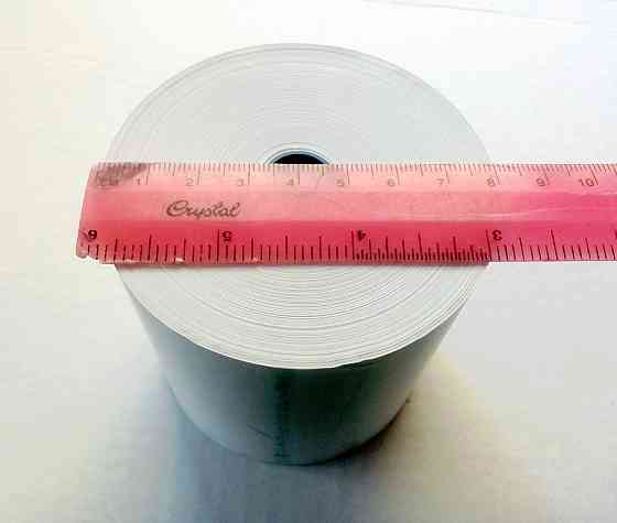 Касова стрічка термо 80 мм 85 м термо втулка 12 мм стрічка термопапір термострічка щільність 70 Павлоград