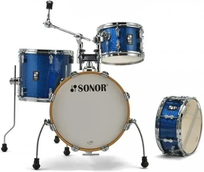 Ударна установка  Sonor AQX Jungle shell set Blue Ocean Sparkle perkusja Київ - фото 1