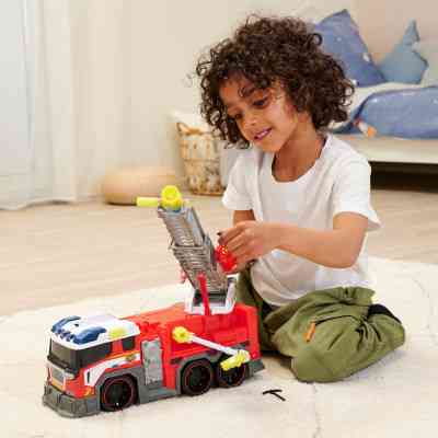 Спецтехника Dickie Toys Пожарная машина Борец с огнем со звуком и световыми эффектами 46 см (3307000) Винница