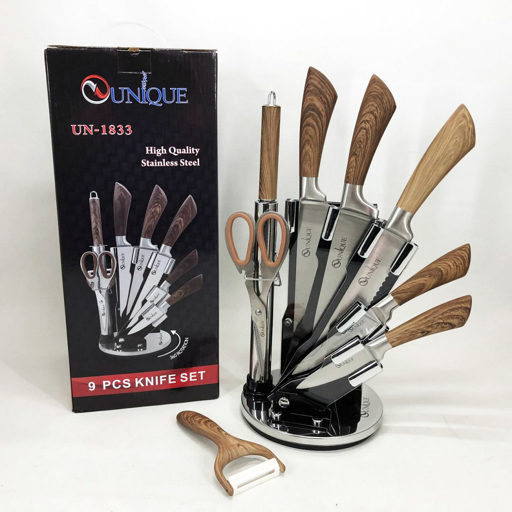 Ножі кухонні з нержавіючої сталі, Відмінний набір ножів, Сталеві кухонні ножі Бюджетні TI-92 Івано-Франківськ - фото 4