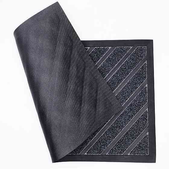 Килимок протиковзкий з рельєфним малюнком 75×45 см сірий HP-47-4G Київ