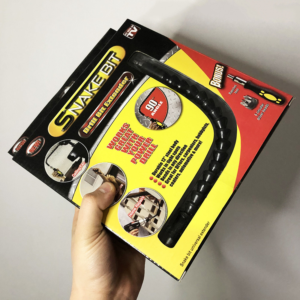 Отвертка с гибким магнитным удлинителем для отвертки и дрели Snake Bit GH-48 Львов - изображение 14