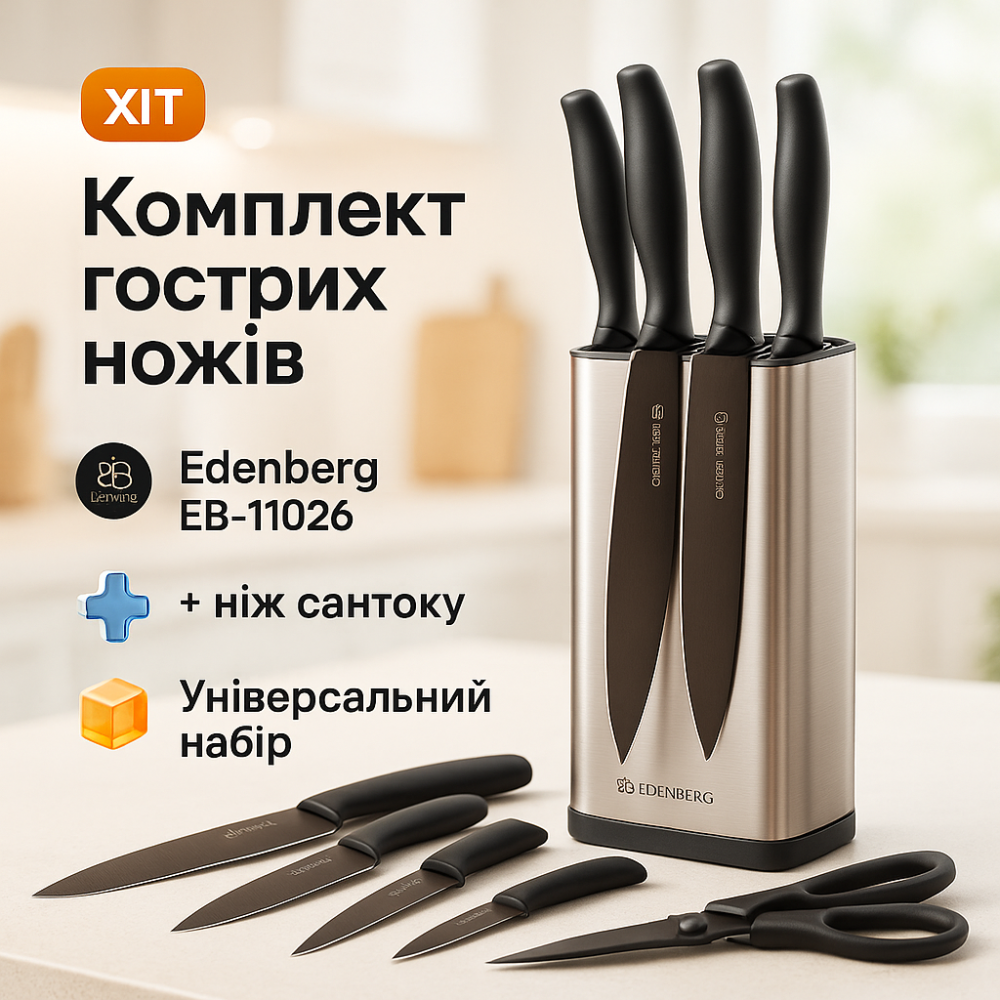 Хорошие ножи для поваров, Набор литых кухонных ножей, Топ лучших ножей для кухни Наборы HX-95 Львов - изображение 10