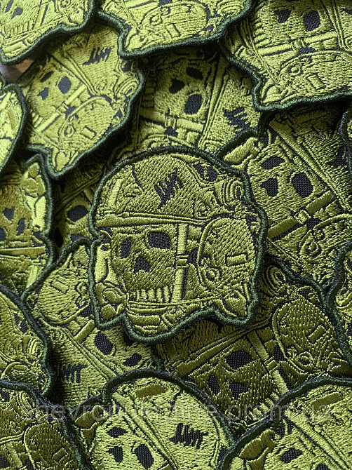 Шеврон Адамова голова (Форма контурная. На липучке) Размер 6x5.5см Киев - изображение 2