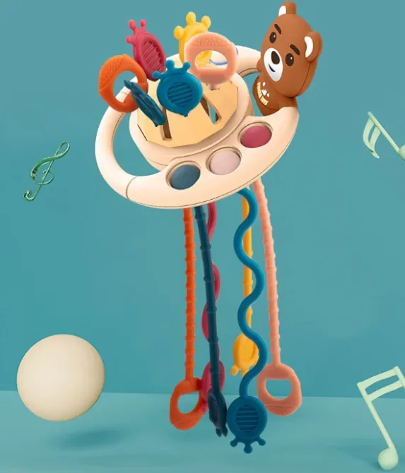 Погремушка-прорезыватель Монтессори 