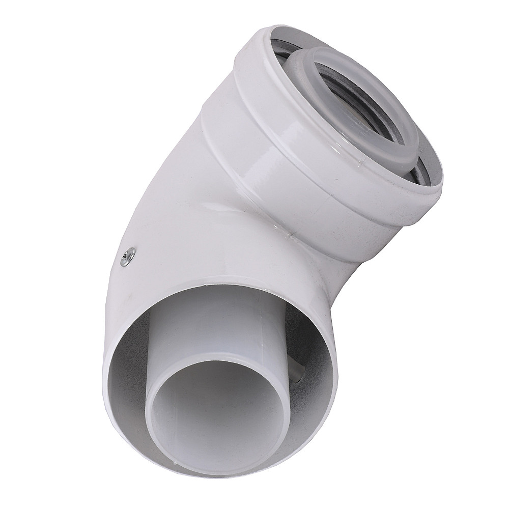 Коліно 90 градусів, d=60/100 mm CE.00.34 C Конденсаційне Тернопіль - фото 3
