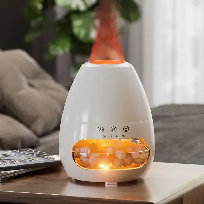 Cоляная лампа Firestone 3-в-1 с ультразвуковым увлажнителем воздуха и ночником с эффектом пламени Днепр - изображение 6