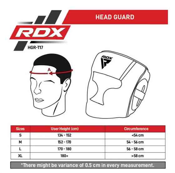 Боксерський шолом RDX T17 Aura Black Gold M Каменское