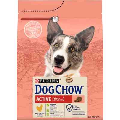 Сухий корм для собак Purina Dog Chow Active Adult зі смаком курки 2.5 кг (7613034487858) Вінниця