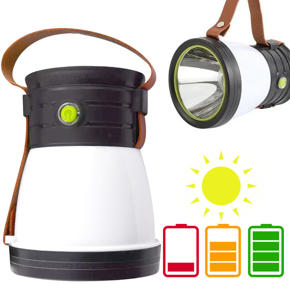 Переносний ліхтар-прожектор акумуляторний,1200мАг,ZJ-1158 Solar Charge SBR Київ - фото 1