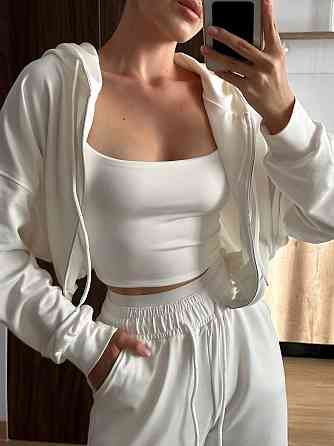 Жіночий прогулянковий костюм двійка: кофта і штани двунитка LUX Одеса