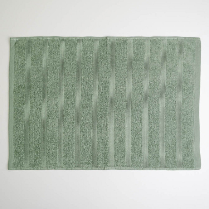 Махровое полотенце для ног с полосками GM Textile 50х70см 450г/м2 (Мятный) Сумы - изображение 1