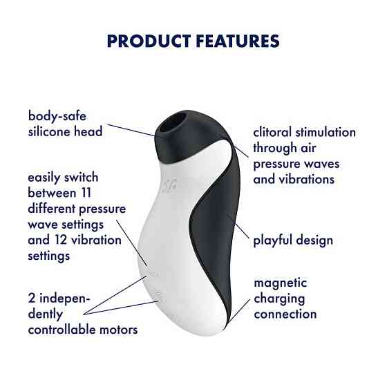 Кліторальний стимулятор - Satisfyer Orca Sex Aura Київ