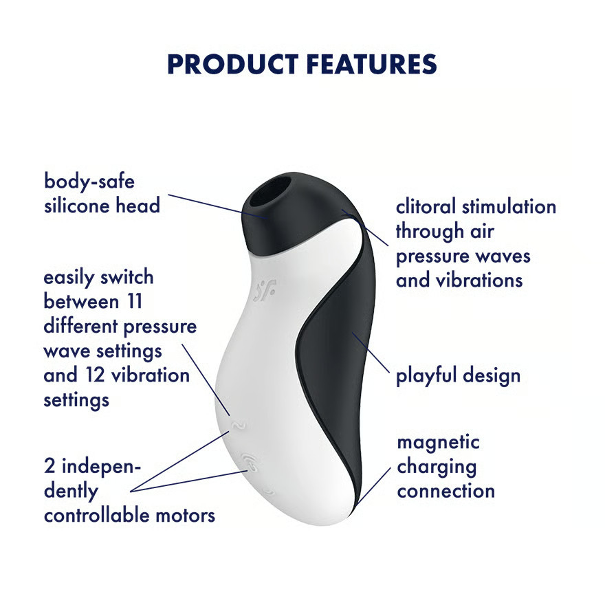 Кліторальний стимулятор - Satisfyer Orca Sex Aura Київ - фото 3