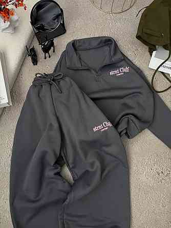 Женский трендовый костюм костюм двойка тринитка на флис Одесса