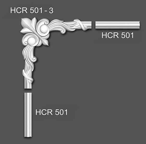 Угловой элемент полиуретановый Grand Decor HCR 501-3 Днепр