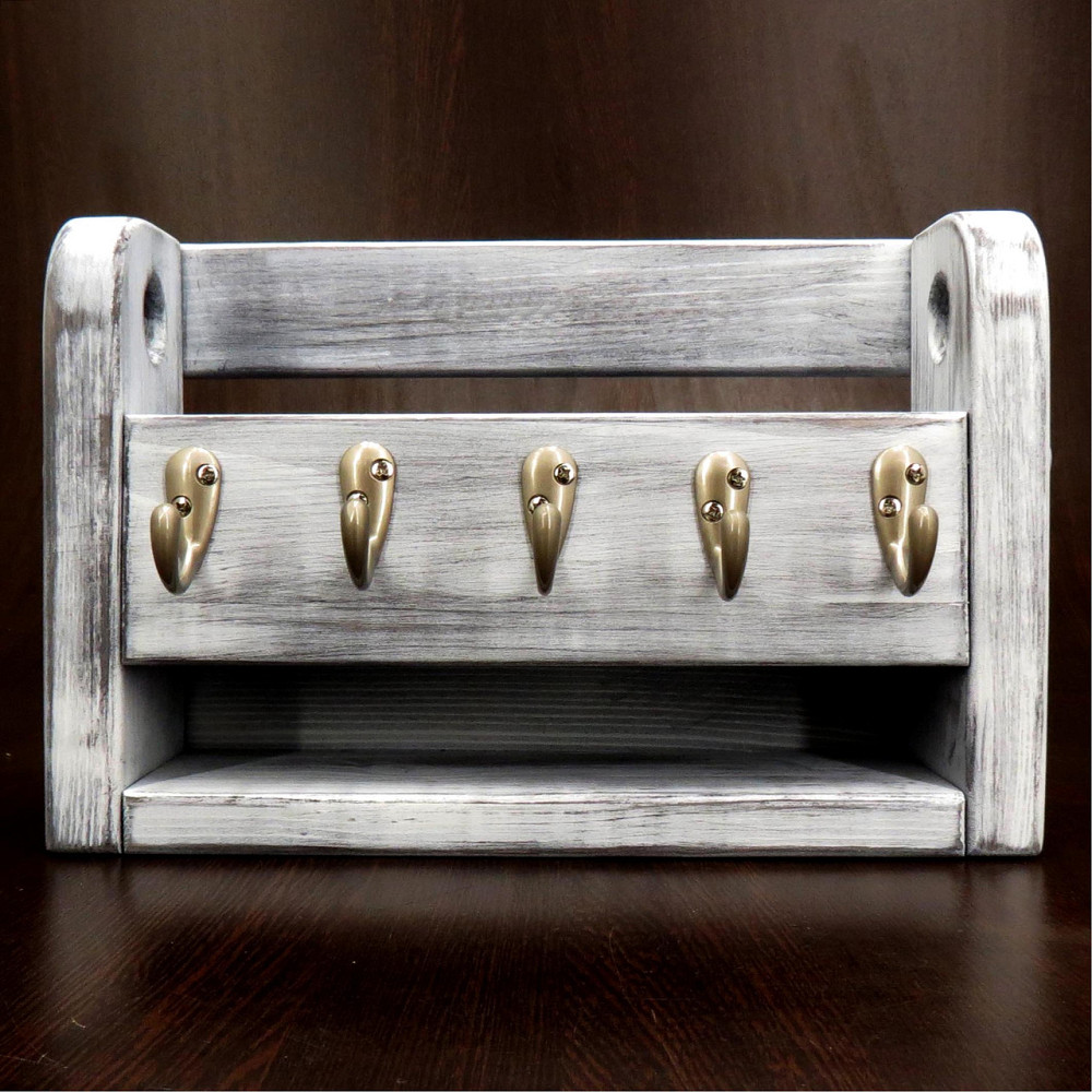 Ключниця дерев'яна "Сен-Мішель" шеббі Миколаїв - фото 7