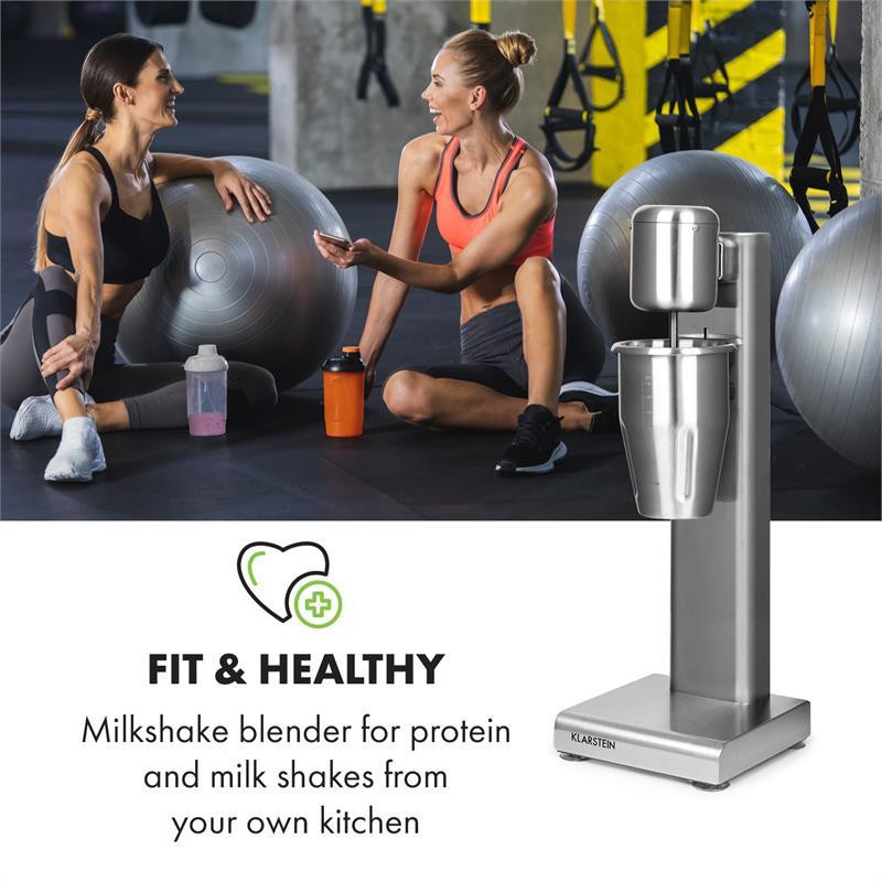 Міксер для молочних коктейлів Power Pack для протеїнових коктейлів 80 Вт неіржавка сталь сріблястий 80 Вт Рівне - фото 2