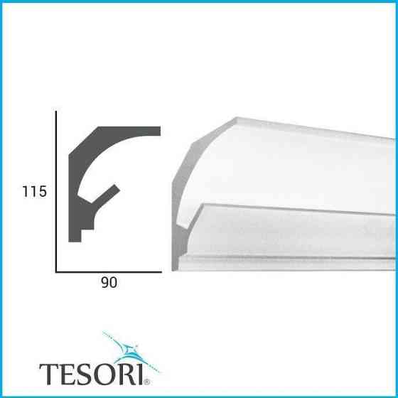 Карниз для LED освещения серия D Tesori KD 201 Днепр