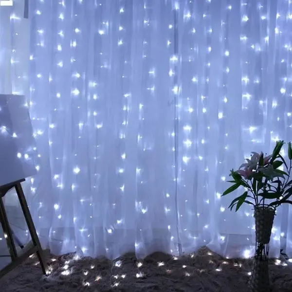 Гирлянда Светодиодная Штора Xmas 200 LED 3х2 м Белый USB Коломия - фото 3