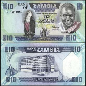 Зaмбия / Zambia 10 Kwacha (1989) UNC Полтава - изображение 1
