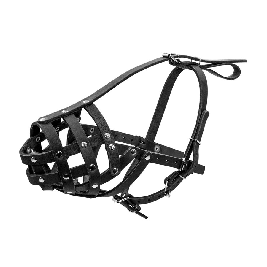 Намордник твердий "CoLLaR" (боксер малий) чорний Коломия - фото 2