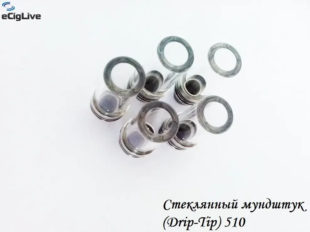Скляний мундштук (Drip Tip) 510 Київ - фото 5