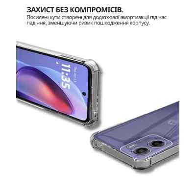 Чехол для мобильного телефона BeCover Anti-Shock Motorola Moto G06 / G06 Power 4G Clear (714699) Винница