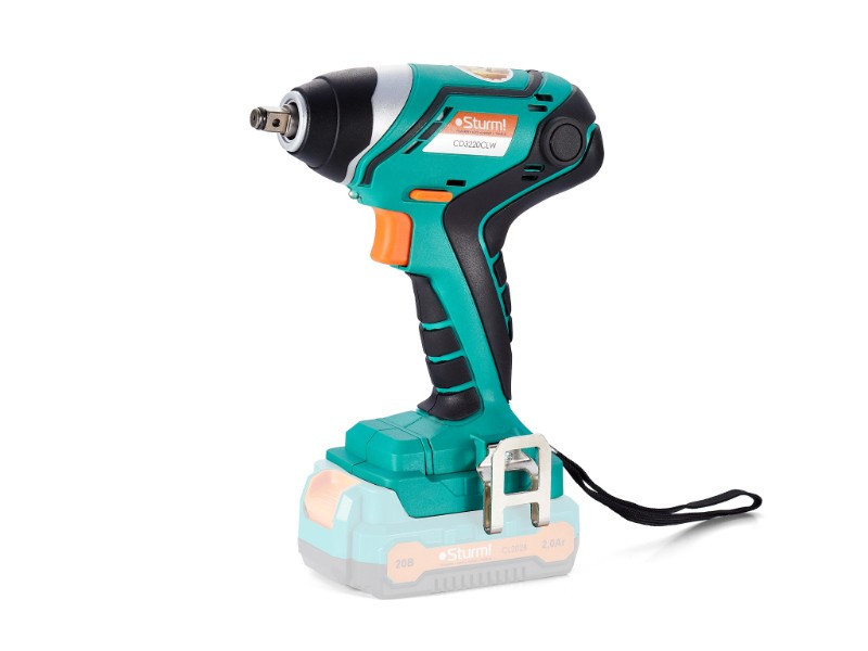 Акумуляторний ударний гайковерт 200 Нм, 3/8" квадрат, 20 В Sturm CD3220CLW (без АКБ і ЗП) (читувати опис) Рівне - фото 1