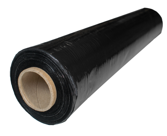 Стрейч пленка  50 см 2,5 кг (20мкм) черная упаковочная Днепр
