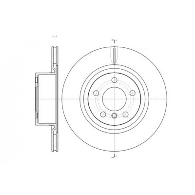 Гальмівний диск REMSA 61455.10 Вінниця - фото 1