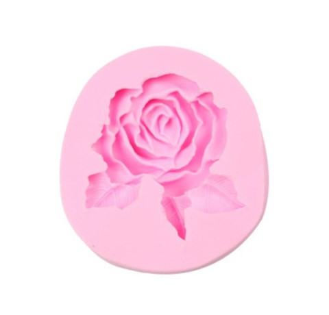 Молд силиконовый Роза 80 на 78 мм розовый Киев - изображение 5