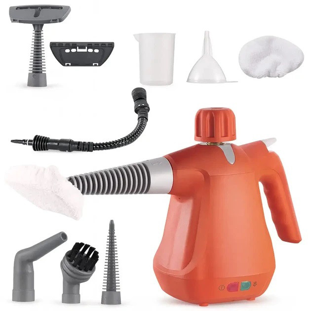 Пароочиститель для уборки Domotec MS-1372 1000Вт резервуар на 350мл HM-25 Львов - изображение 1