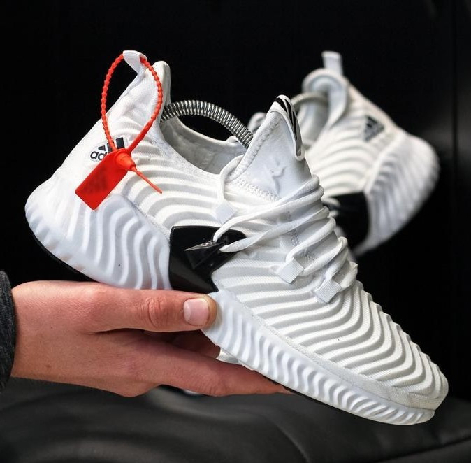 Кроссовки Adidas Alphabounce Белые Адидас Мужские (размеры: 40) Днепр - изображение 7