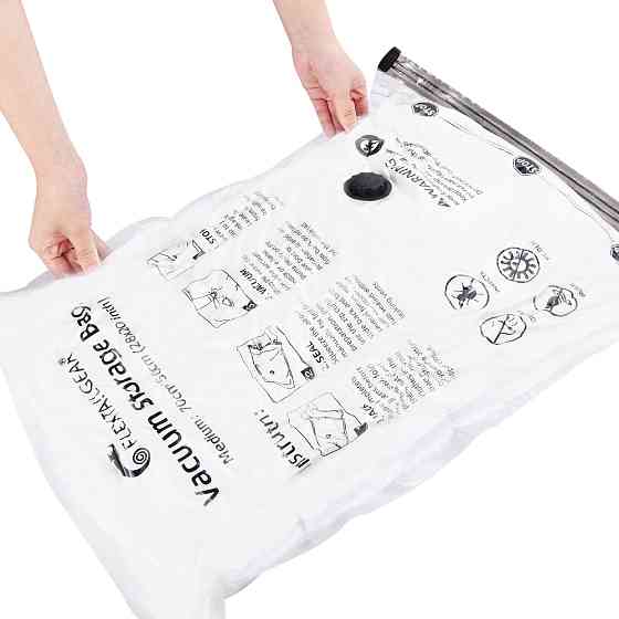 Вакуумні пакети Flextail, розмір L (60х80 см), 4 шт Київ