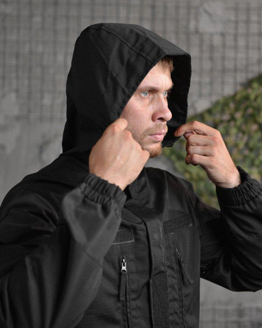 Тактическая  куртка кайот mansory black  НП4885 Одесса - изображение 6