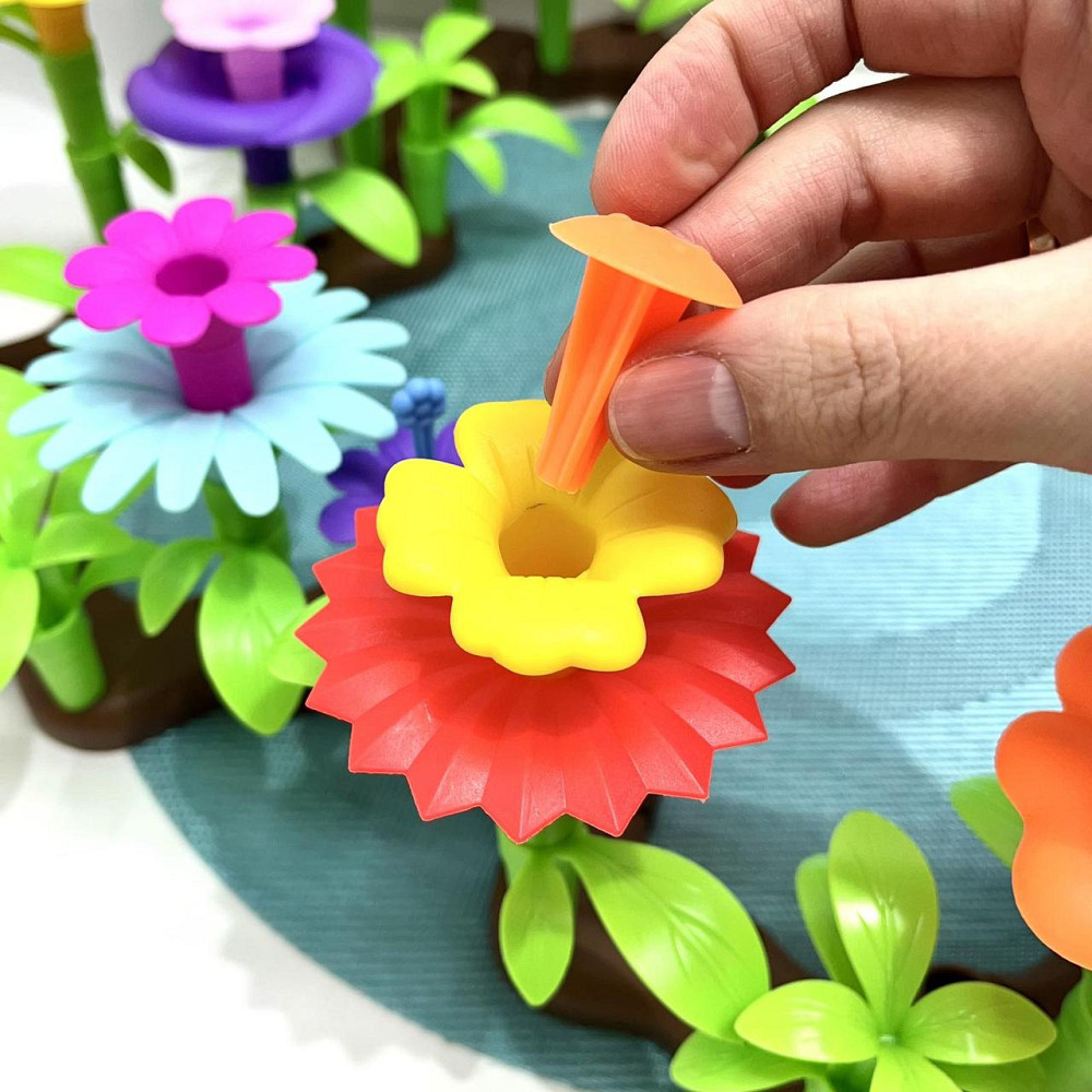 Конструктор Квітковий сад різнокольоровий 156 деталей (MY 7168) Чернігів - фото 2