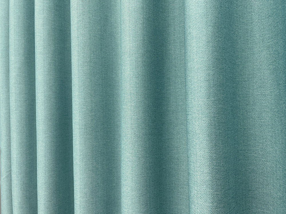 Комплект штор VR-Textil Шеніл 150х270 2шт і Тюль 600х270 1697ш-1680т Світло-бірюзовий з білим 71-197/5 Київ - фото 7