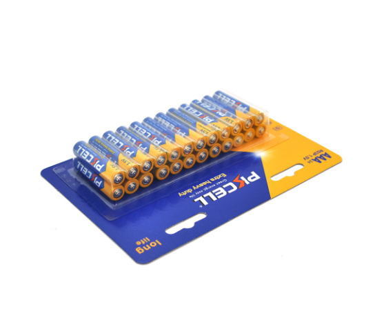 Батарейка солевая PKCELL 1.5V AAA/R03, 24 штуки в блистере цена за блистер, Q12 Полтава