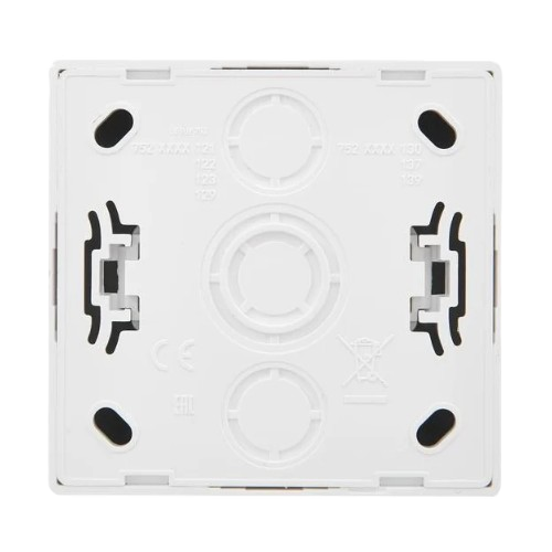 LETO білий Розетка зовнішня без заземлення Лезард Житомир