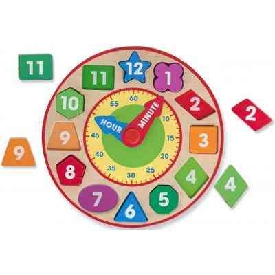 Развивающая игрушка Melissa&Doug Часы-сортировщик (MD18593) Винница