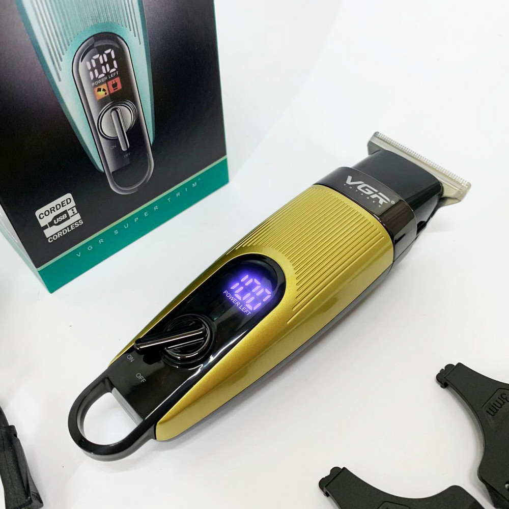 Домашня машинка акумуляторна для стрижки волосся, Тример з регульованою довжиною, Тример бездротовий YH-21 Львів - фото 2