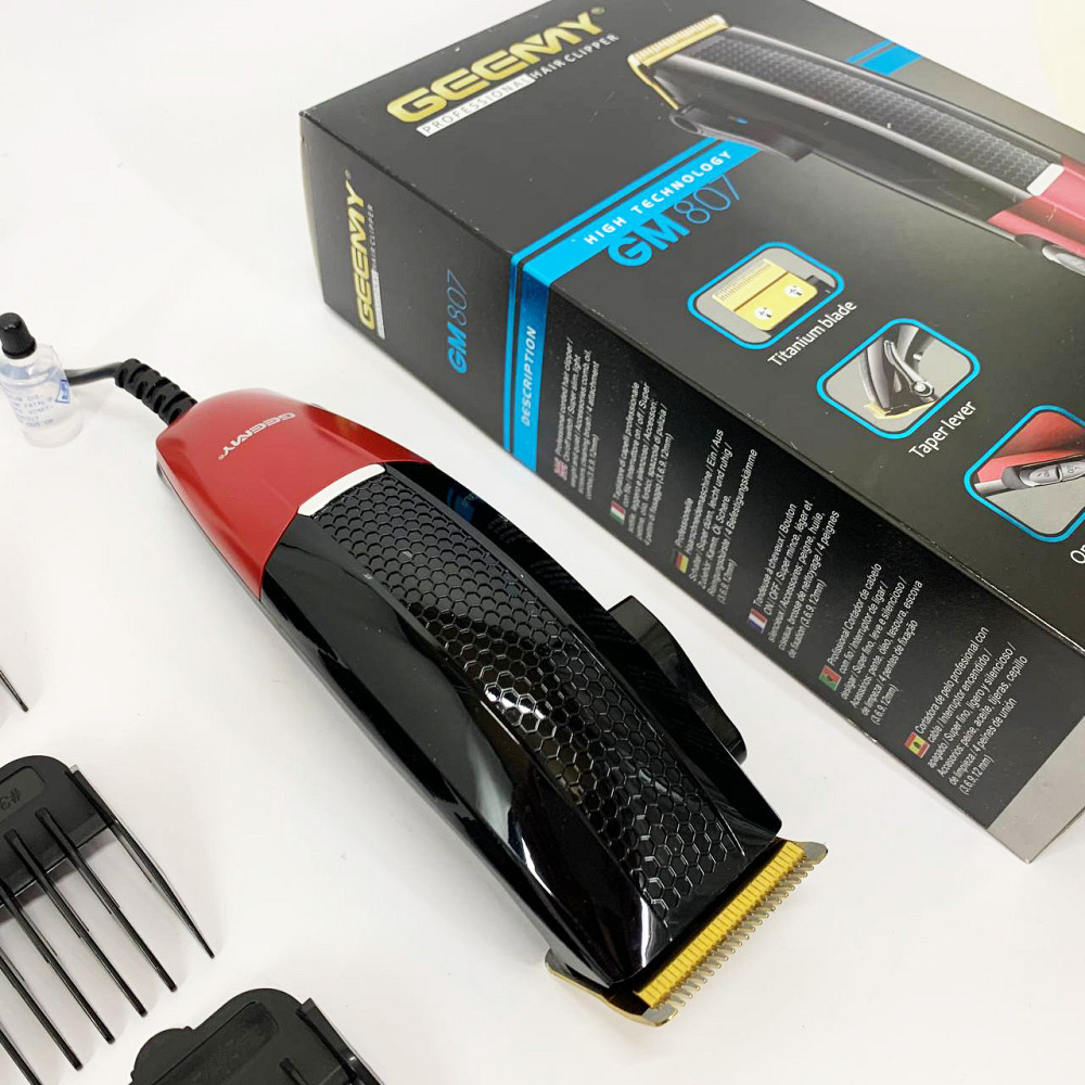 Машинка для стрижки посіченого волосся Gemei GM-807, Машинка для стрижки волосся з мотором EJ-88 Львів - фото 6