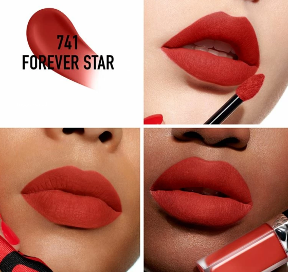 Рідка помада для губ Dior Forever Rouge Liquid 741 Forever Star Слов'янськ