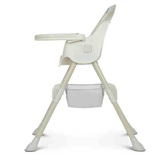 Стульчик для кормления M 4136-2 Ice Gray, складной, 5-ти точечный, экокожа Винница