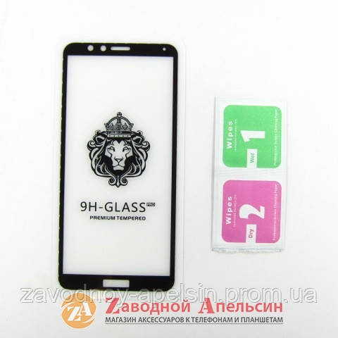 Защитное стекло  Huawei Honor 7X Glass full черн Одесса - изображение 2