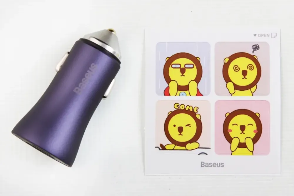 Зарядка в прикуриватель 1USB/1Type-C QC 40Вт Baseus  темно-серый Винница - изображение 2