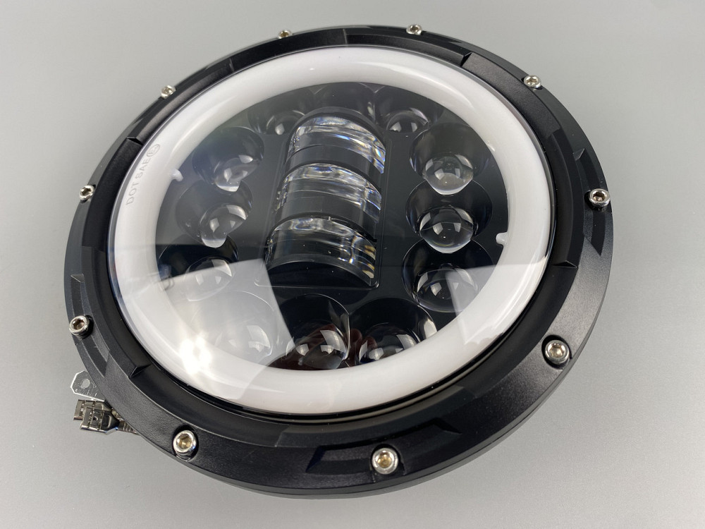 Фара головного світла LED 65 W (ближній + дальні + ходові вогні) 7 дюймів Мукачево - фото 5