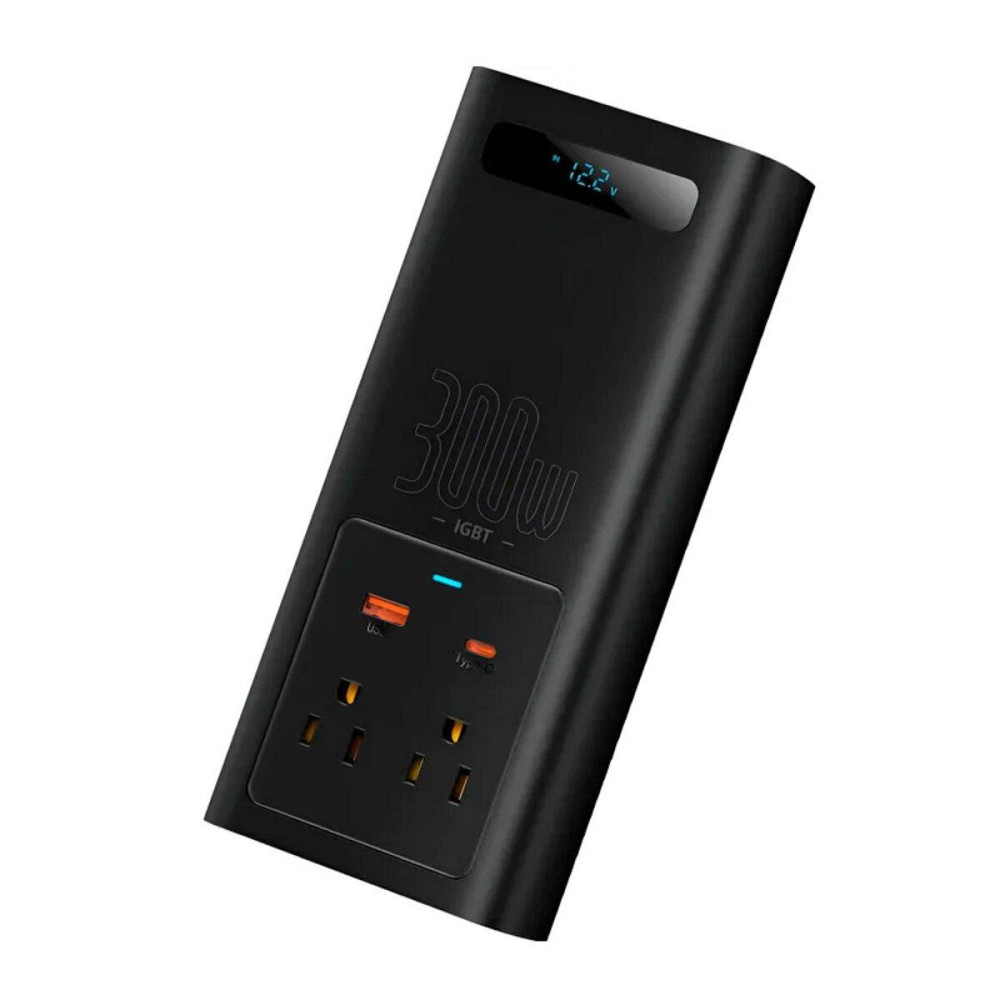 Автомобільний інвертор Baseus IGBT Power Inverter 300W Black CGNB010001 Одеса - фото 3