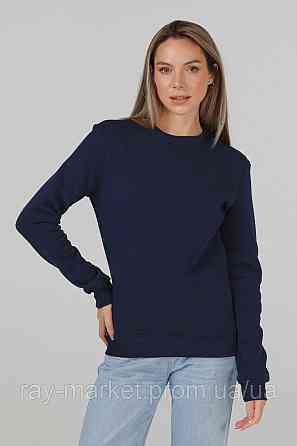 Свитшот базовый утепленный Ray Basic женский темно-синий (U0301W-Navy Blue) S Киев